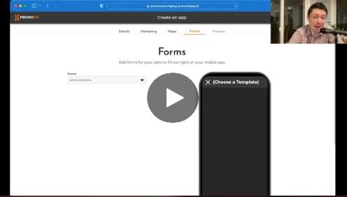 Create event mobile apps with no code or developers